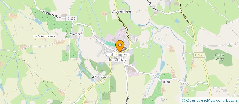 localisation de l'entreprise FOOTBALL CLUB MESNILAURENTAIS  MAUGES-SUR-LOIRE