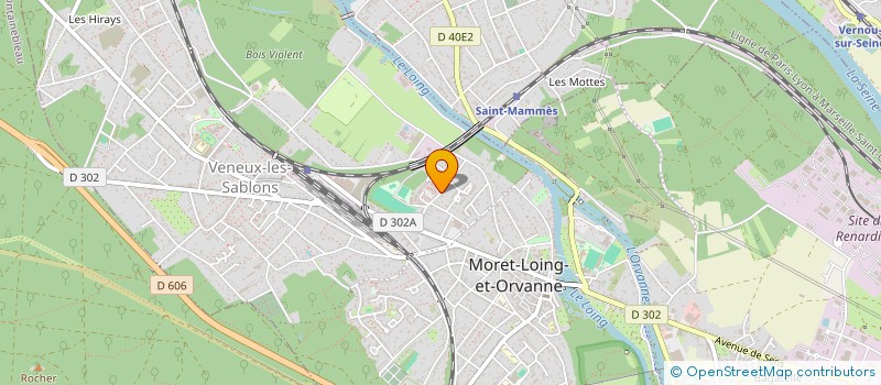 localisation de l'entreprise FOOTBALL CLUB MURET-VENEUX LES SABLONS à MORET-LOING-ET-ORVANNE