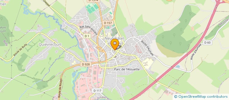 localisation de l'entreprise FOOTBALL CLUB NEUFCHATELOIS à NEUFCHATEL-EN-BRAY