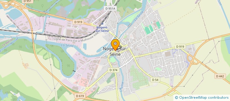 localisation de l'entreprise FOOTBALL CLUB NOGENTAIS à NOGENT-SUR-SEINE
