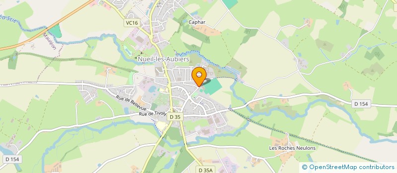 localisation de l'entreprise FOOTBALL CLUB NUEILLAUBIERS  NUEIL-LES-AUBIERS