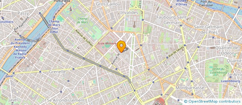 localisation de l'entreprise FOOTBALL CLUB OF CANTOU  PARIS