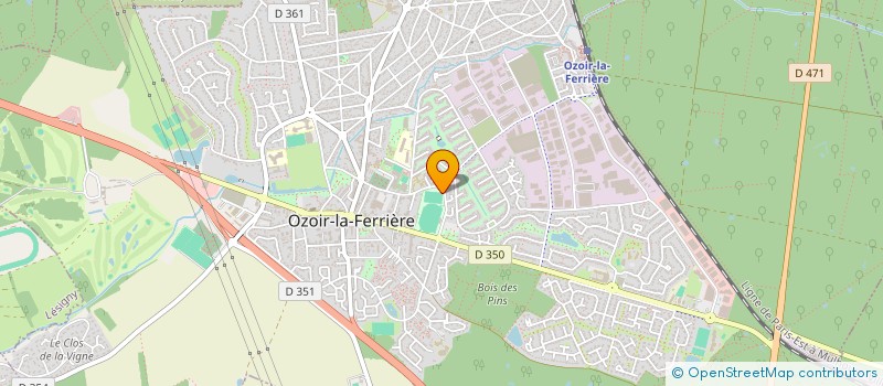localisation de l'entreprise FOOTBALL CLUB OZOIR à OZOIR-LA-FERRIERE