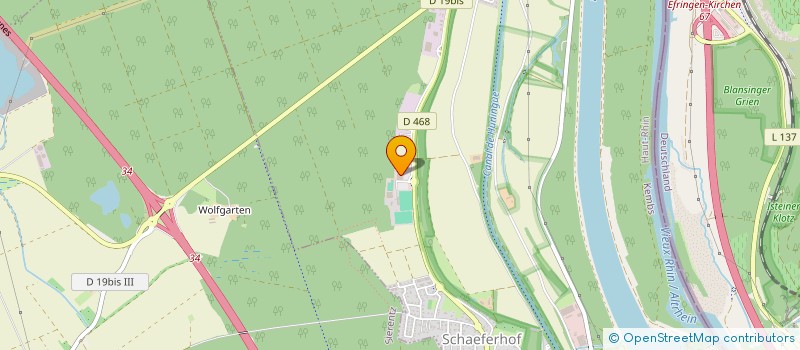 localisation de l'entreprise FOOTBALL CLUB PAYS RHENAN  KEMBS