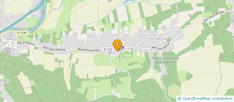 localisation de l'entreprise FOOTBALL CLUB PONTPOINT RURAVILLE  PONTPOINT