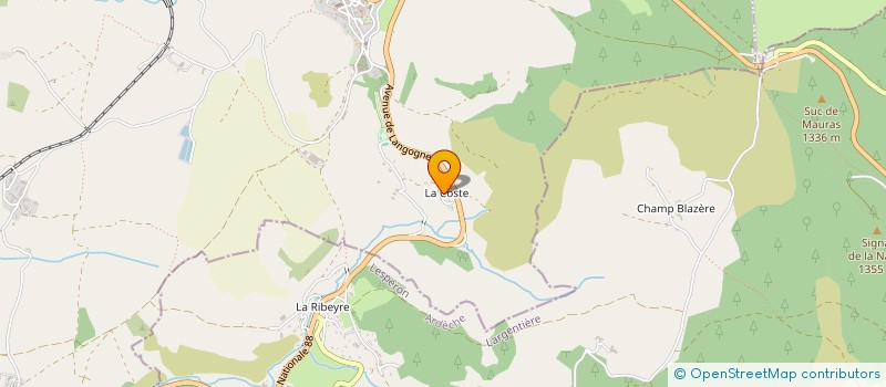 localisation de l'entreprise FOOTBALL CLUB PRADELLES  PRADELLES