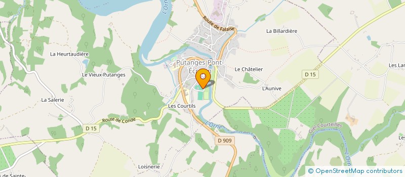 localisation de l'entreprise FOOTBALL CLUB PUTANGES LE LAC à PUTANGES-LE-LAC