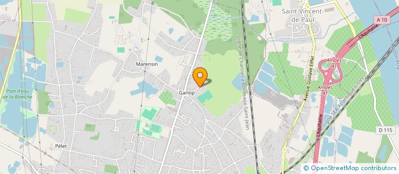 localisation de l'entreprise FOOTBALL-CLUB RAGASSET-AMBARES à AMBARES-ET-LAGRAVE