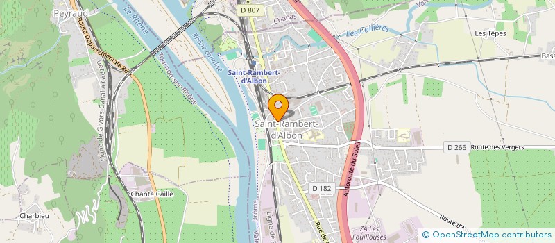 localisation de l'entreprise FOOTBALL CLUB RAMBERTOIS  SAINT-RAMBERT-D'ALBON