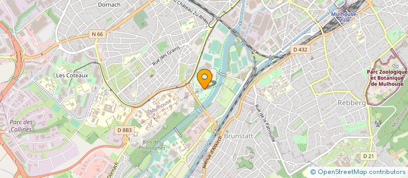 localisation de l'entreprise FOOTBALL CLUB RED STAR MULHOUSE  MULHOUSE