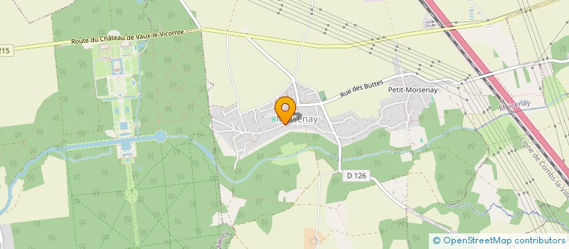 localisation de l'entreprise FOOTBALL CLUB RURAL BRIARD 77  VOISENON