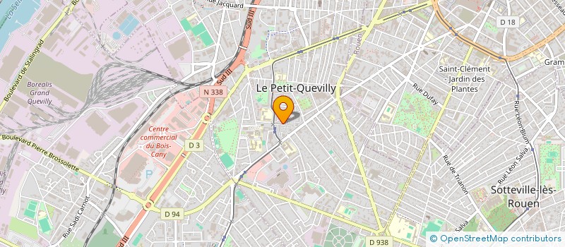 localisation de l'entreprise FOOTBALL CLUB SAINT-JULIEN  LE PETIT-QUEVILLY