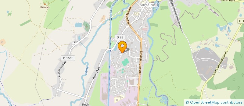 localisation de l'entreprise FOOTBALL CLUB SARRALBE  SARRALBE