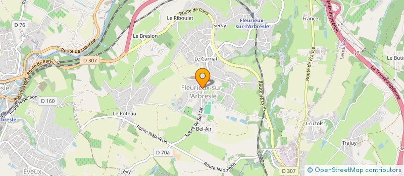 localisation de l'entreprise FOOTBALL CLUB SAVIGNY SAINT PIERRE  SAVIGNY