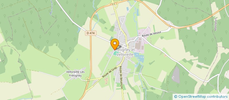 localisation de l'entreprise FOOTBALL CLUB SEVEUX MOTEY  SEVEUX-MOTEY