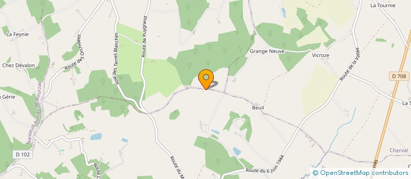 localisation de l'entreprise FOOTBALL CLUB ST PAUL LIZONNE  SAINT-PAUL-LIZONNE