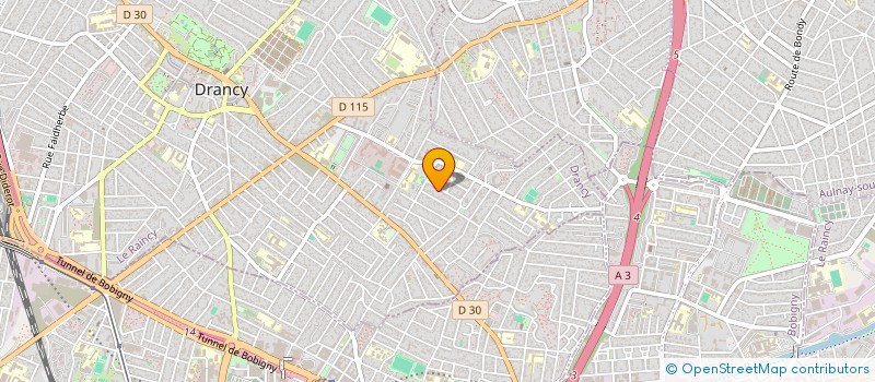 localisation de l'entreprise FOOTBALL EN SALLE DE DRANCY  DRANCY