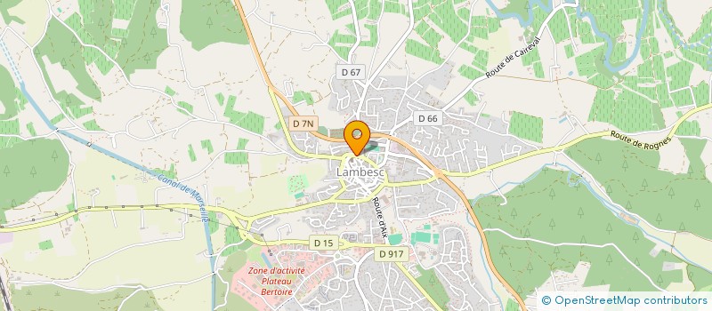 localisation de l'entreprise FOOTBALL EN SALLE LAMBESCAIN (F.S.L)  LAMBESC