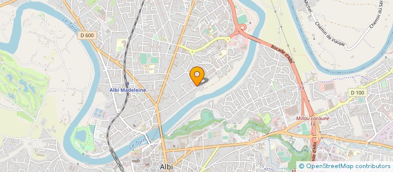 localisation de l'entreprise FOOTBALL FEMININ ALBIGEOIS à ALBI