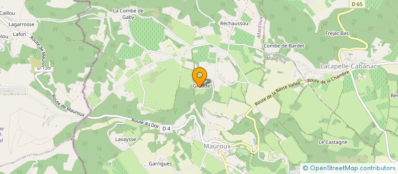 localisation de l'entreprise FOOTBALL FORMATION MAUROUX  MAUROUX