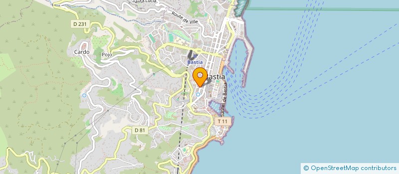 localisation de l'entreprise FOOTBALL IN CORSICA à BASTIA