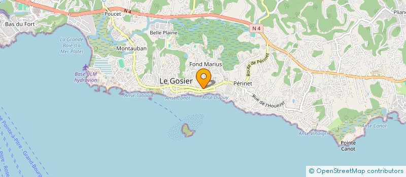 localisation de l'entreprise FOOTBALL NATION à LE GOSIER