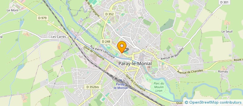 localisation de l'entreprise FOOTBALL PROJET FANNY JOANNON  PARAY-LE-MONIAL