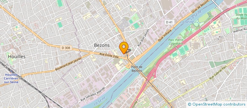 localisation de l'entreprise FOOTBALL SOLIDARITY à BEZONS