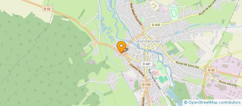 localisation de l'entreprise FOOTBALL SPORTIF RAMBERVILLERS  RAMBERVILLERS