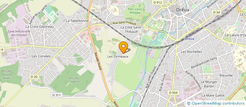 localisation de l'entreprise FOOTCLUB à VERNOUILLET