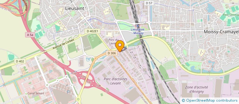 localisation de l'entreprise FOOTINDOOR à MOISSY-CRAMAYEL