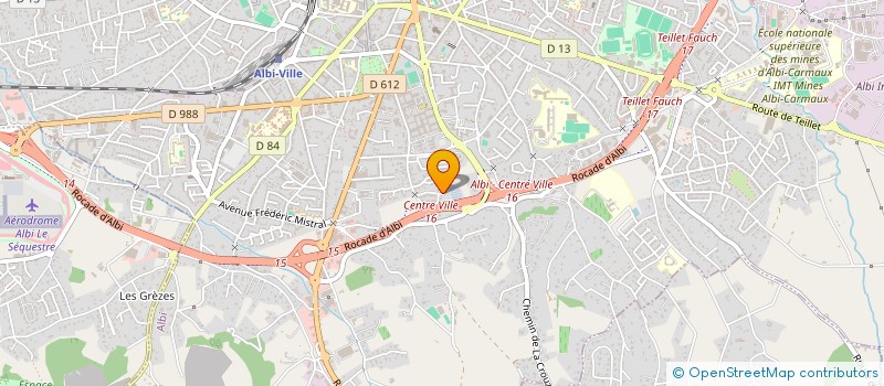 localisation de l'entreprise FOOTING BUSINESS à ALBI