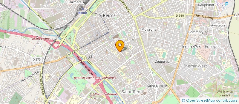 localisation de l'entreprise FOOTING PLUS  REIMS