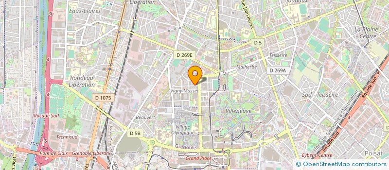 localisation de l'entreprise FOOTPRINTS à GRENOBLE