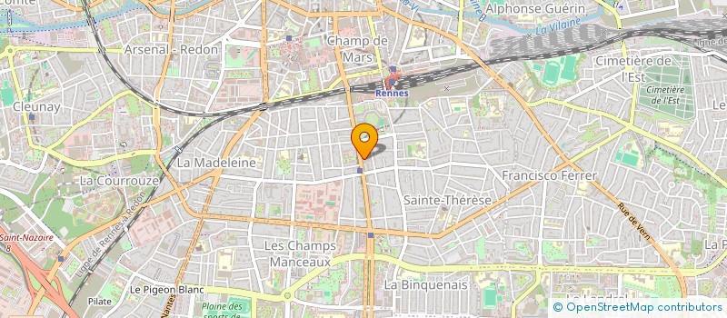 localisation de l'entreprise FOOTPRINTS ON THE MOON  RENNES