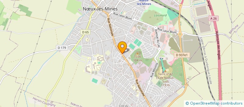 localisation de l'entreprise FOP  NUX-LES-MINES