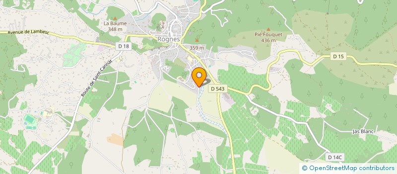 localisation de l'entreprise FOPIEGE  ROGNES