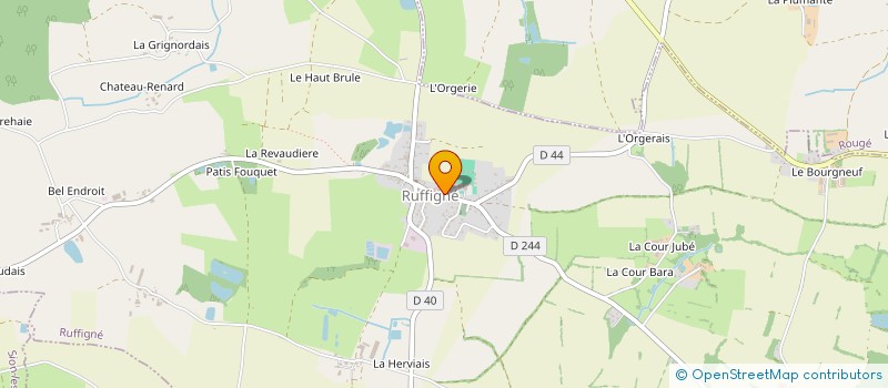 localisation de l'entreprise FOR  RUFFIGNE