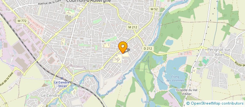 localisation de l'entreprise FOR CARE  COURNON-D'AUVERGNE