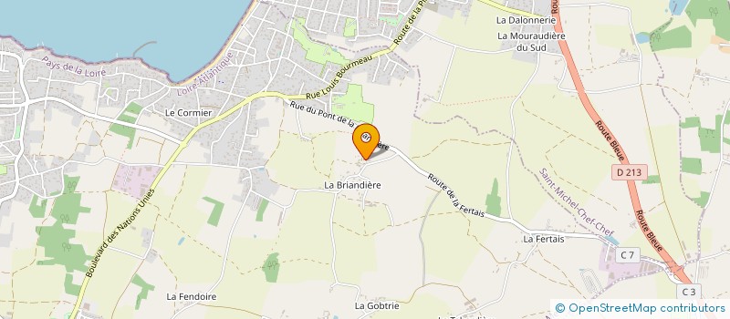 localisation de l'entreprise FOR CO PREV à LA PLAINE-SUR-MER