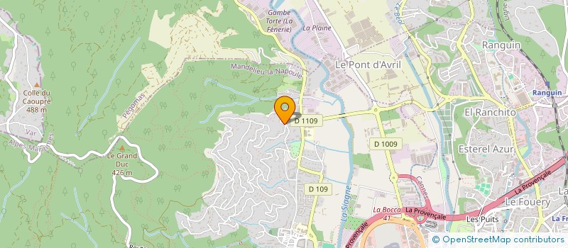 localisation de l'entreprise FOR EDEN  MANDELIEU-LA-NAPOULE