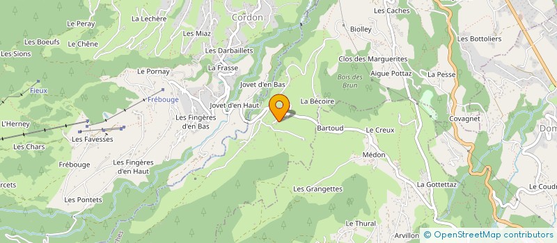 localisation de l'entreprise FOR ENTREPRISE à SALLANCHES