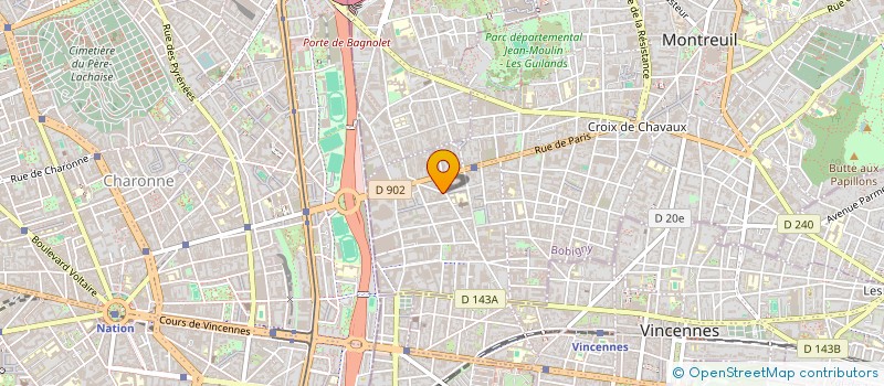 localisation de l'entreprise FOR EVENT  MONTREUIL