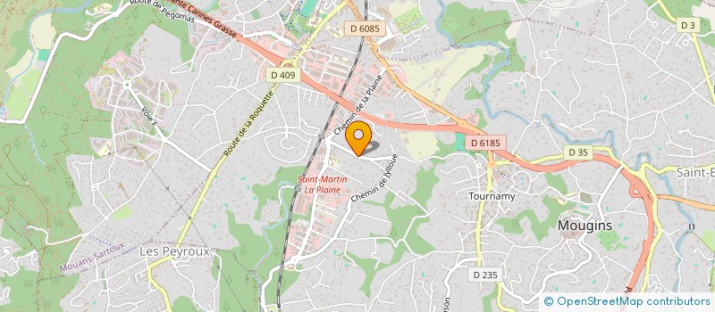 localisation de l'entreprise FOR EVER à MOUGINS
