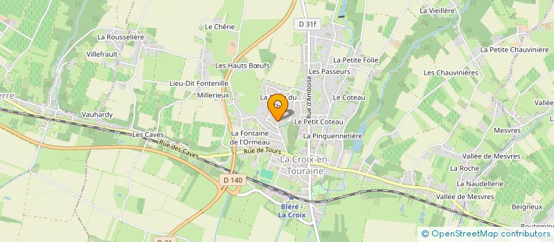 localisation de l'entreprise FOR EVER à LA CROIX-EN-TOURAINE