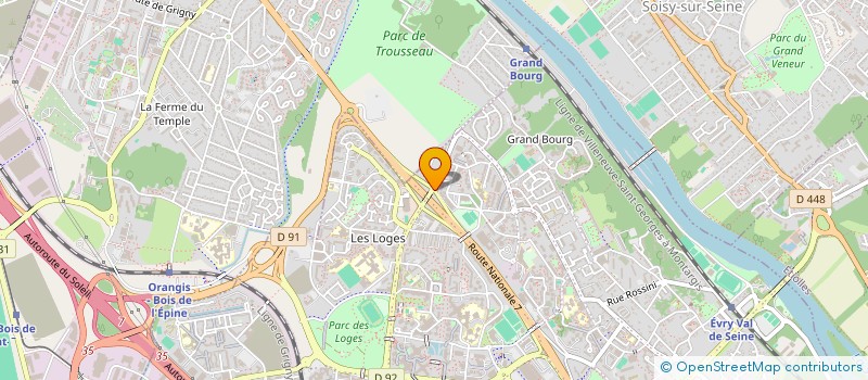 localisation de l'entreprise FOR FIBER NET à DRANCY