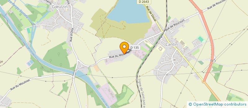 localisation de l'entreprise FOR HOME III  CANTIN