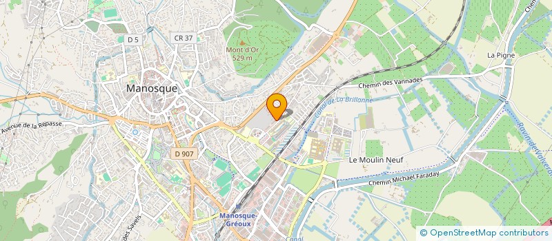 localisation de l'entreprise FOR HOMMES à MANOSQUE