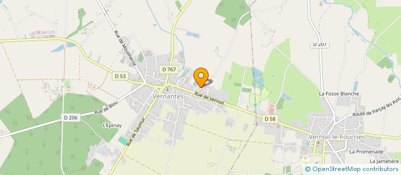 localisation de l'entreprise FOR HORSES  MOULIHERNE