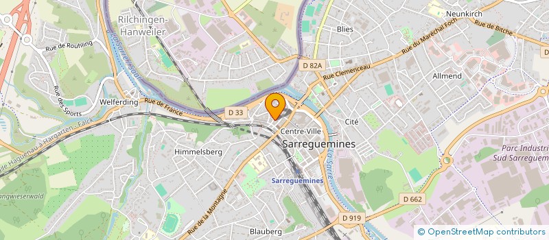 localisation de l'entreprise FOR INTERIEUR à SARREGUEMINES